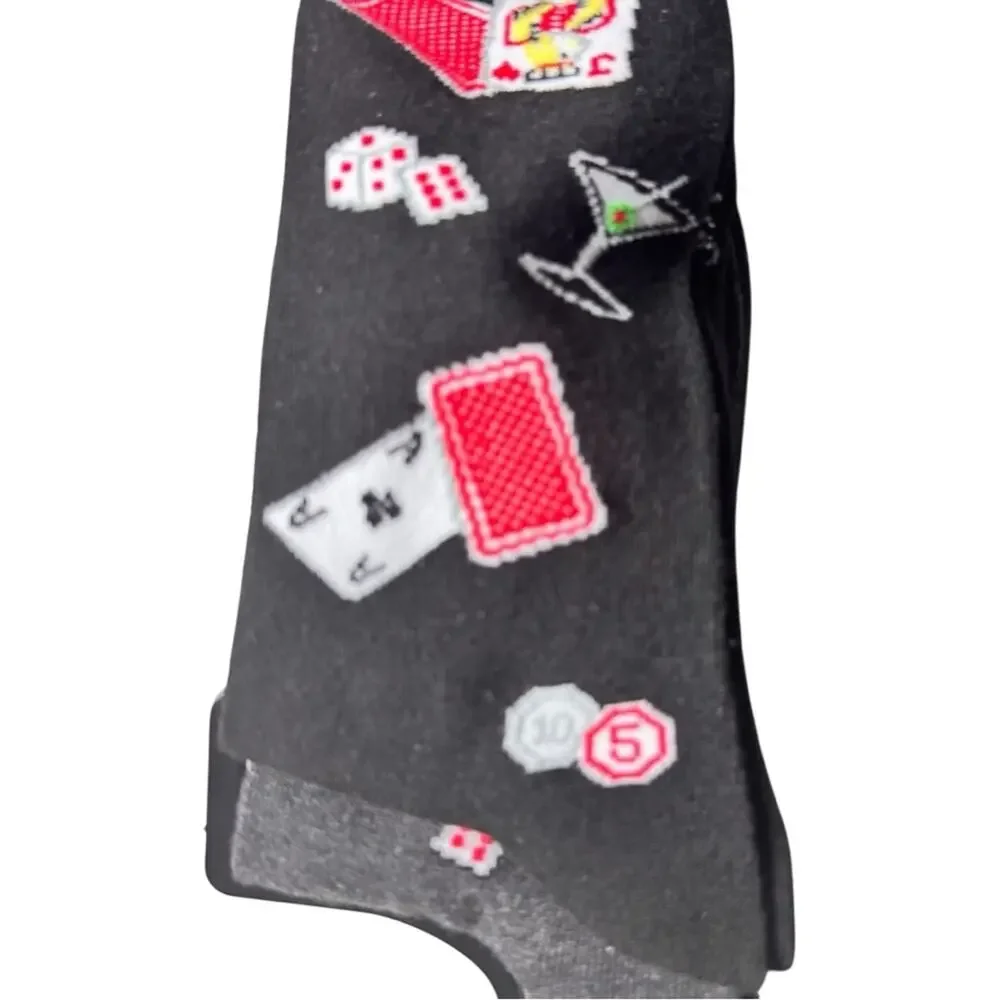 Panama Jack Men's Poker Themed Socks NWT